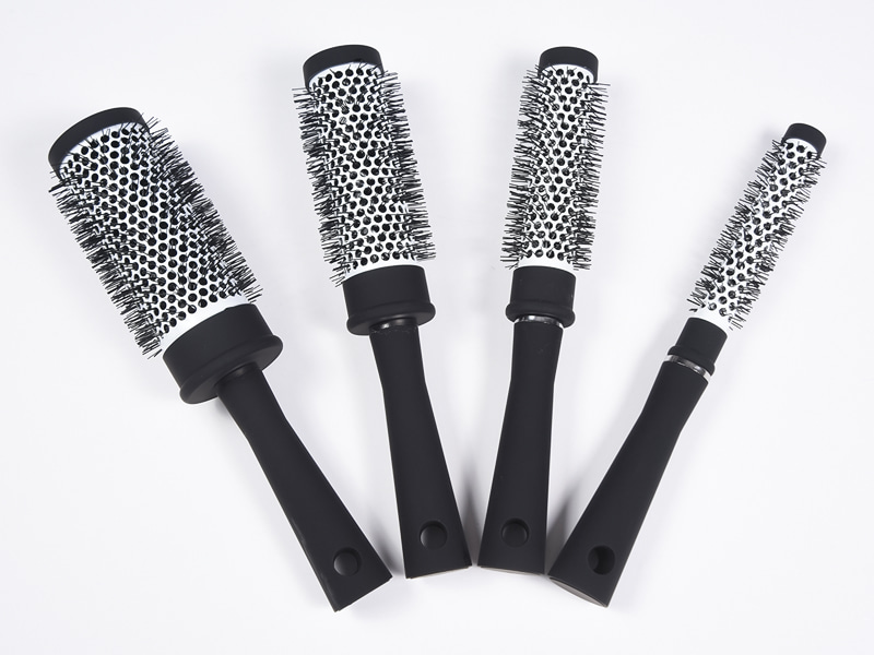 Rund Salon Rund Termisk Keramisk Aluminium Tube Hårbørste