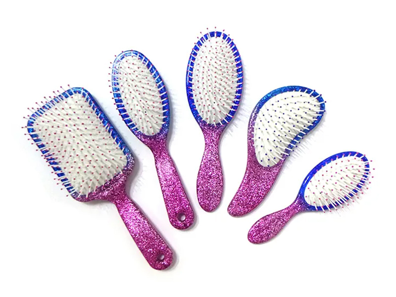 Paddle Plastic føntørring Shampoo Curve Wave hårbørste