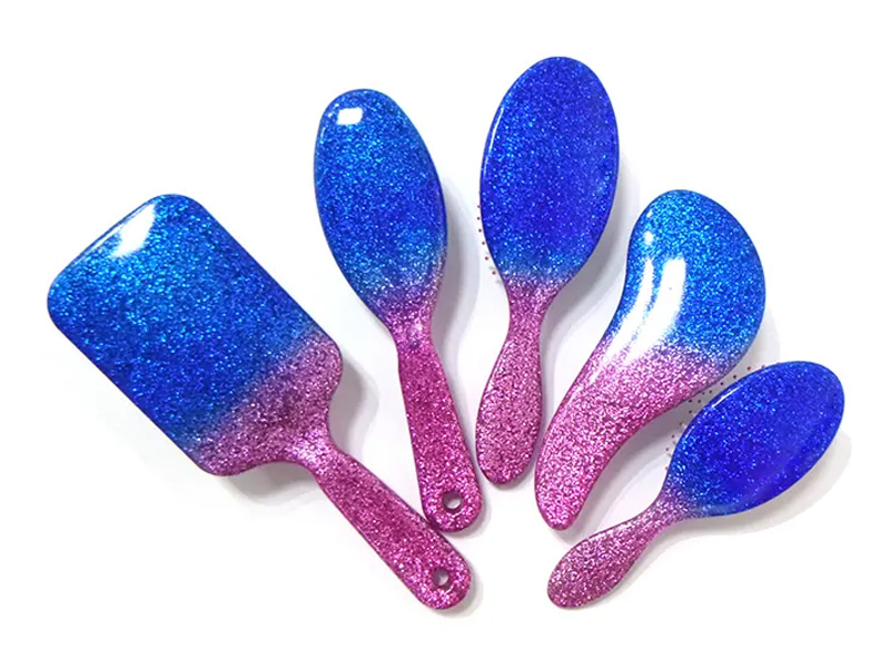 Paddle Plastic føntørring Shampoo Curve Wave hårbørste