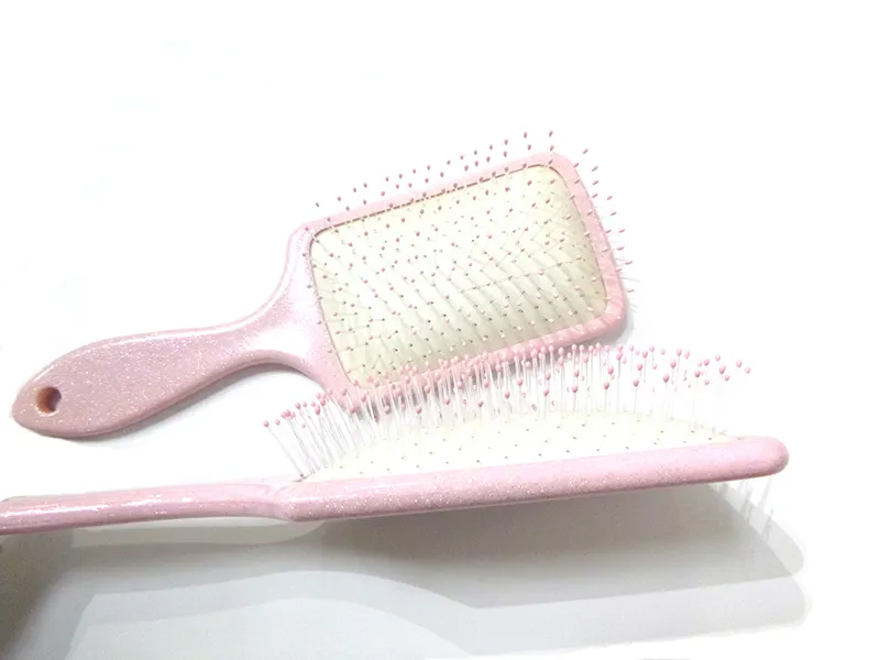 Pink Detangling Paddle-hårbørste