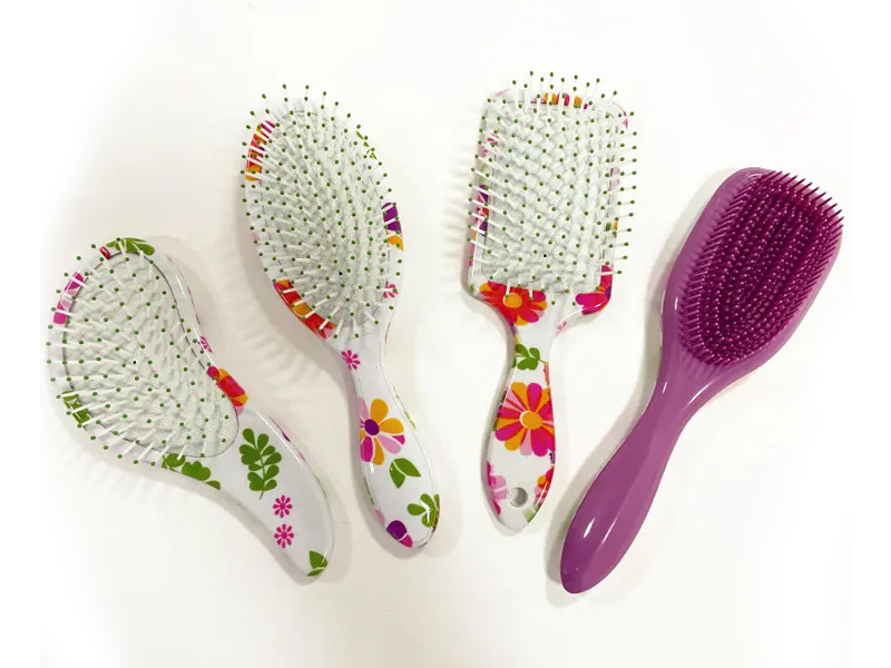 Kvinder Detangling Plastic Scalp Massage Air Cushion Hair Brush