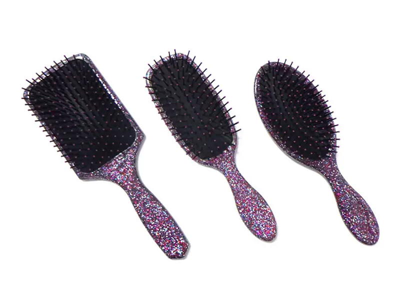 360 Rhinestone Kurlsplus Paddle Hårbørste