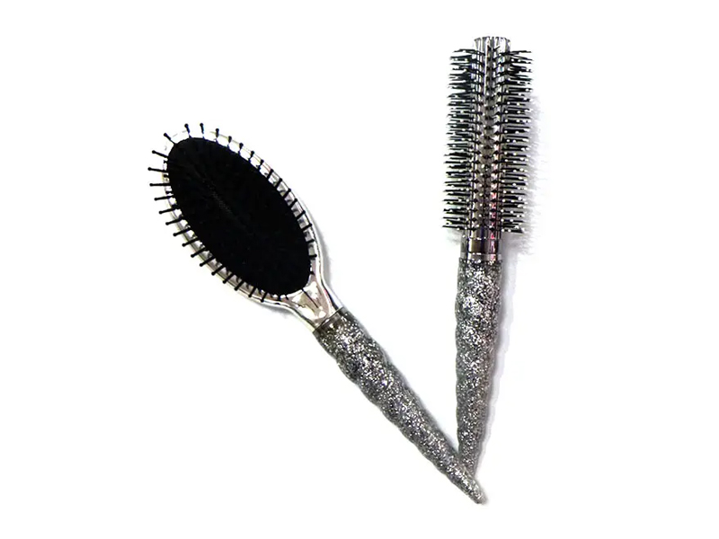 Detangling krøllet føntørring rund varm hårtørrer Styler