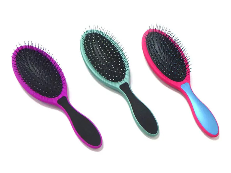 Detangling Brush Rubber Coating Hårbørste