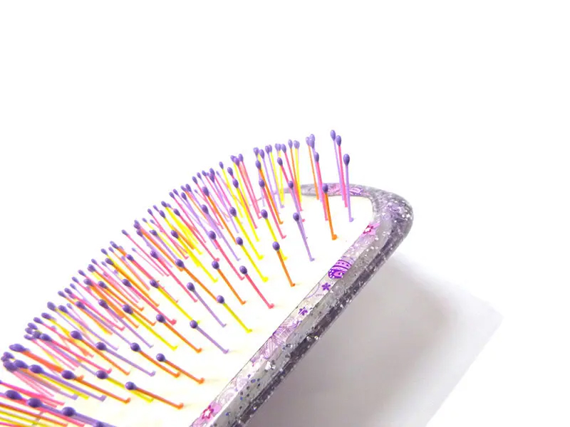 Mini Soft Touch Plastic Detangling Hårbørste