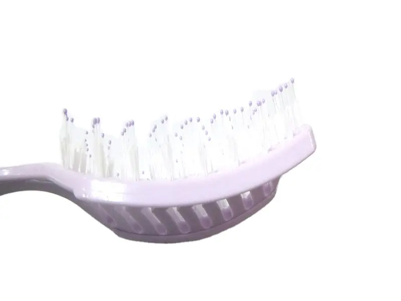 Naturlig ventileret plastikpaddle-hårbørste