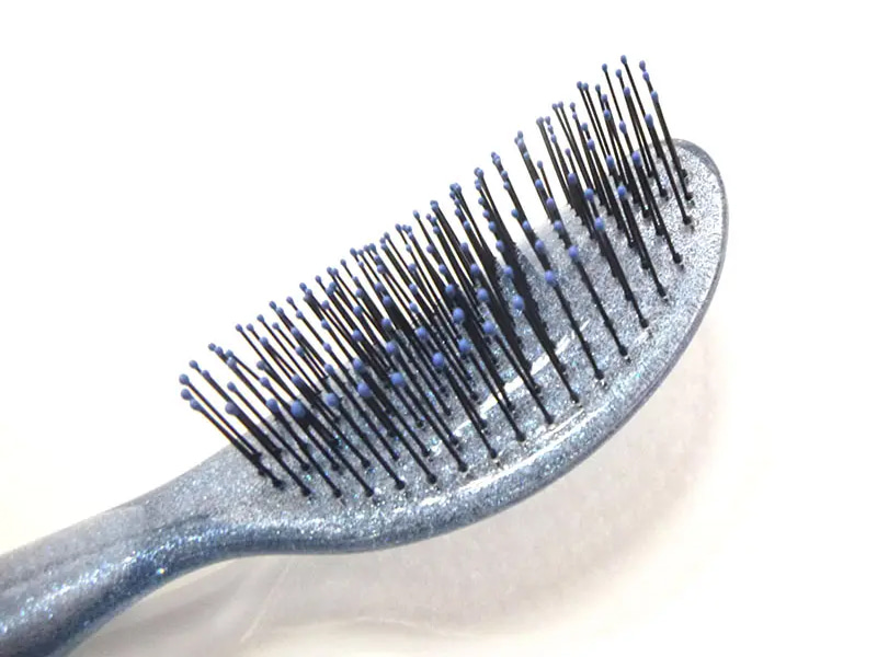 Gennemsigtig detangling glitter hårbørste