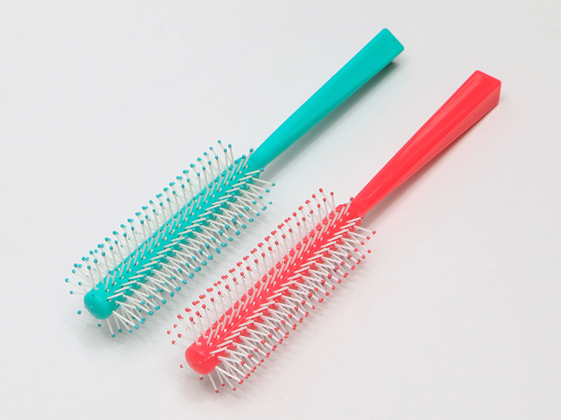 Kids Detangling Color Pink paryk runde blækspruttebørster