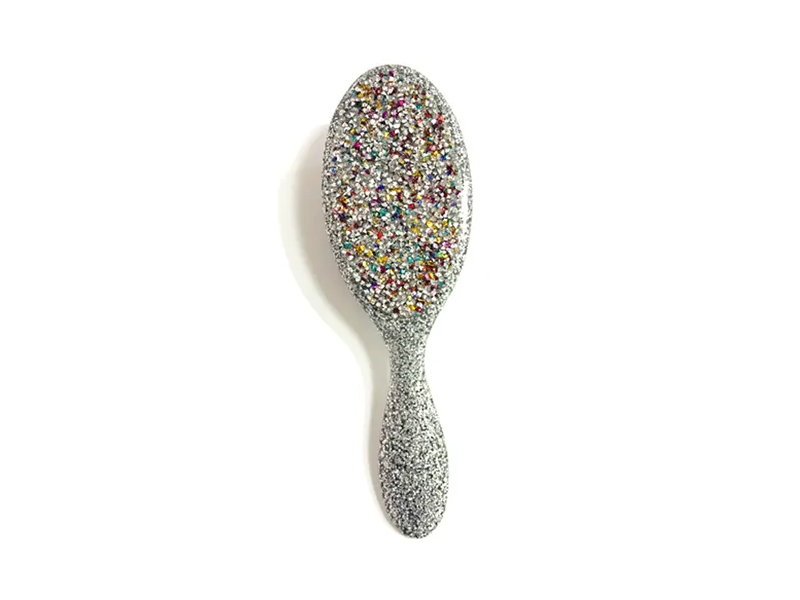 Smykker Bling Oval plasthårbørste med håndtag
