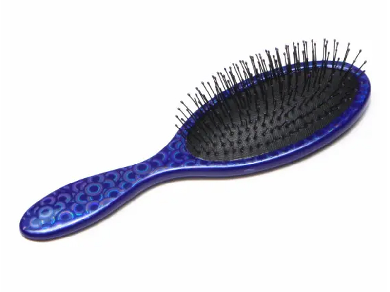 Fancy printet skinnende oval detangling børste