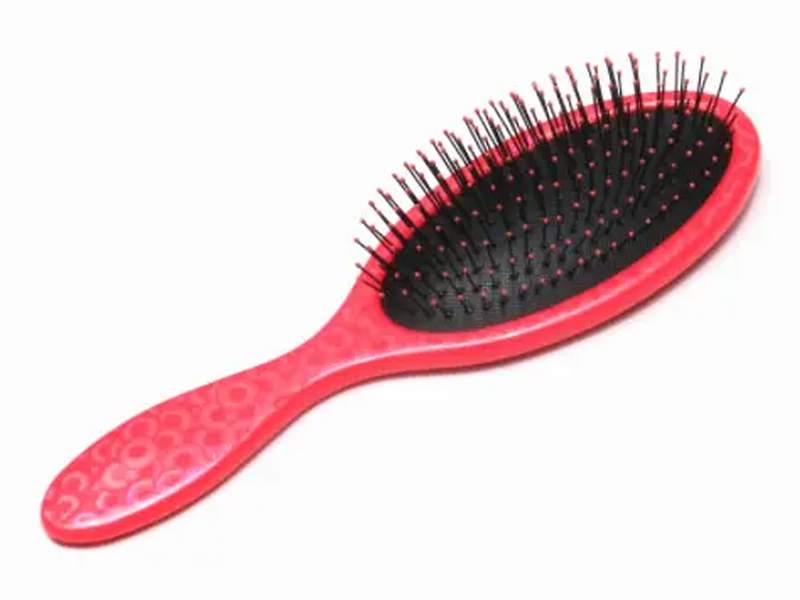 Fancy printet skinnende oval detangling børste