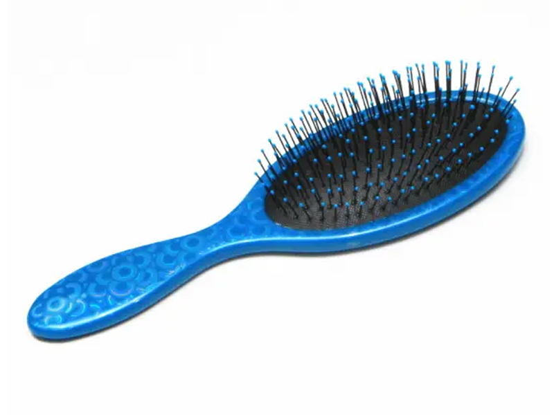 Fancy printet skinnende oval detangling børste